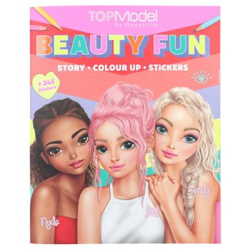 TOPModel Beauty Fun kleur en stickerboek