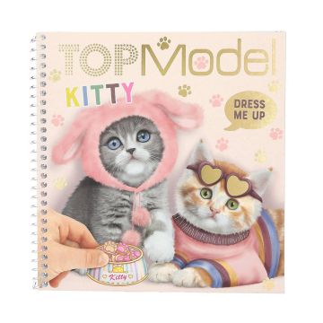TOPModel Dress Me Up stickerboek Kitty Poes/Kat