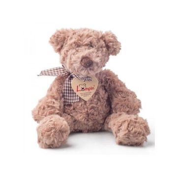 €7,99 Lumpin knuffel beer met strik 23cm
