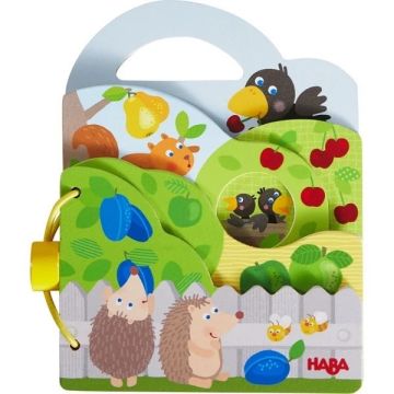 Haba houten babyboek Boomgaard 