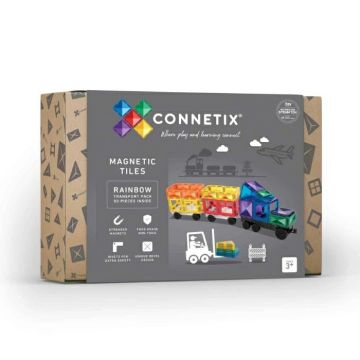 Connetix Tiles Rainbow Transport Pack (50st)