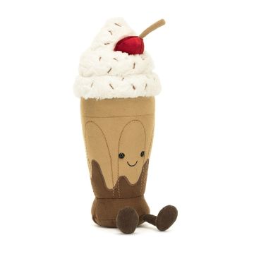 Jellycat knuffel Chocolade Milkshake 27cm(Amuseables Marin Chocolate Milkshake)