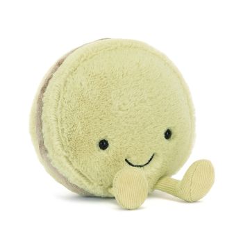 Jellycat knuffel Pistache Macaron 12cm (Amuseables Max Macaron Pistachio)
