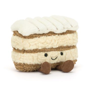 Jellycat knuffel Laagjes Gebakje 11cm (Amuseables Milie Mille Feuille)