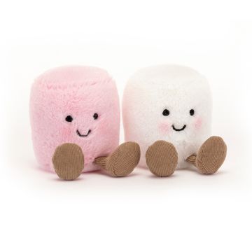  Jellycat Marshmallows / Spekjes (Amuseable Pink and White Marshmallows)