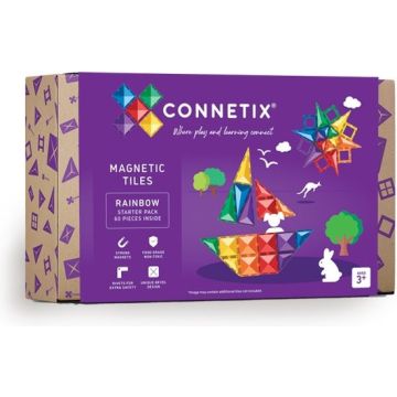 Connetix Starter Pack 60 delig Magnetisch open-ended speelgoed tegels