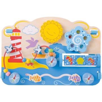 €28.99 Bigjigs houten activity centre marine box speelbord hout