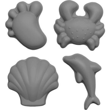 Scrunch flexibele zandvormen grijs (Sand Moulds Cool Grey)