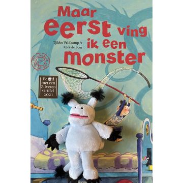 €18.99 Prentenboek: Maar eerst ving ik een monster met vingerpopje
