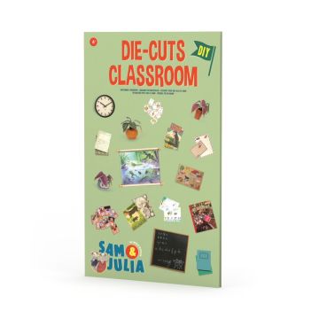 Het Muizenhuis 4x decoratievellen Klaslokaal/Classroom