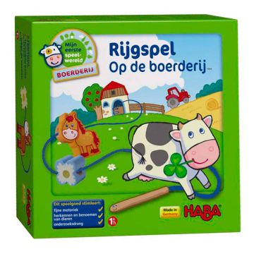 Haba Rijgspel op de Boerderij