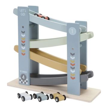 Little Dutch houten rollerbaan Auto's