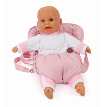 €11.99 Bayer Chic draagzak lichtroze poppendraagzak pop babypop