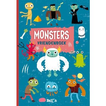 €7,99 Ballon vriendenboek Monsters