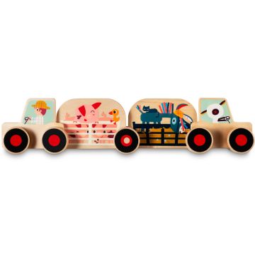 €24,89 Lilliputiens houten bouwset Tractor constructie