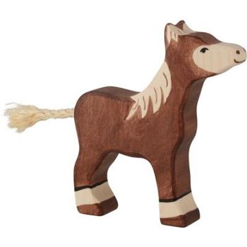 €10.89 Holztiger houten Paard / Veulen 12cm
