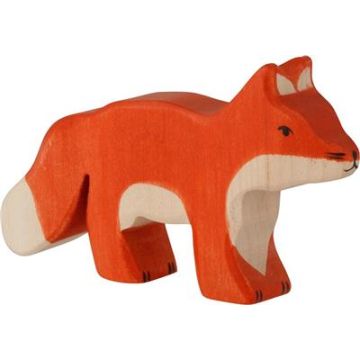 €8.89 Holztiger houten Vos 14cm