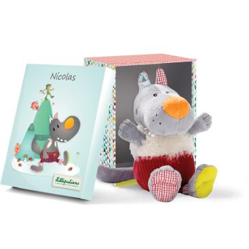 €19,89 Lilliputiens Nicolas Wolf knuffel in geschenkdoos