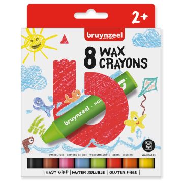 €6.49 Bruynzeel wasco krijtjes waskrijtjes 8 stuks (wax crayons) 