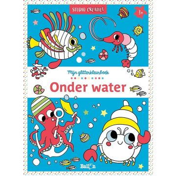 €5,20 Ballon Mijn Glitter kleurboek Onder water 3+ glitterkleurboek
