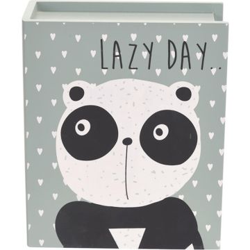 Houten spaarpot Panda hout