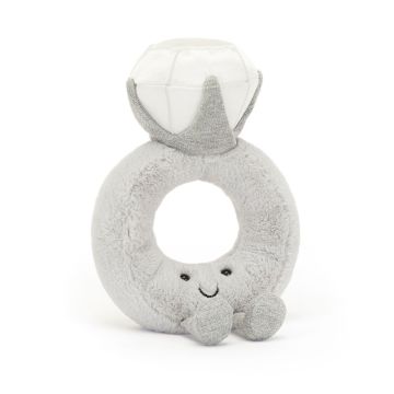 Jellycat knuffel Ring met diamant 20cm(Amuseables Diamond Ring)