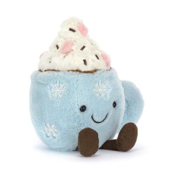 Jellycatknuffel Warme Chocomelk 21cm(Amuseables Hot Chocolate with Marshmallows)