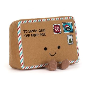 Jellycat knuffel brief 18cm (Amuseables Letter To Santa)