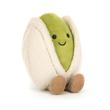 Jellycat Knuffel Pistache Noot 14cm(Amuseables Horatio Pistachio)