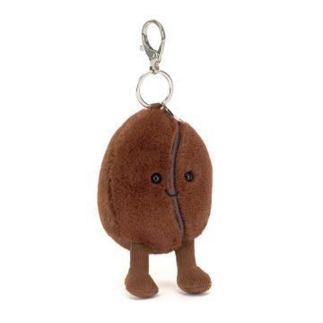 Jellycat sleutelhanger koffieboon (Amuseables Coffee Bean Bag Charm)