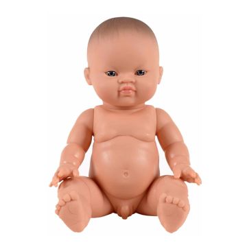 Minikane / Paola Reina pop Gordi Aziatische jongen blauw/grijze ogen 34cm