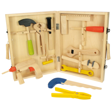 €32,95 Bigjigs gereedschapskist  gereedschapskoffer