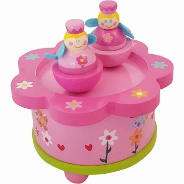 €16.49 Muziekdoos hout prinses houten muziekdoosje prinsessen roze groen