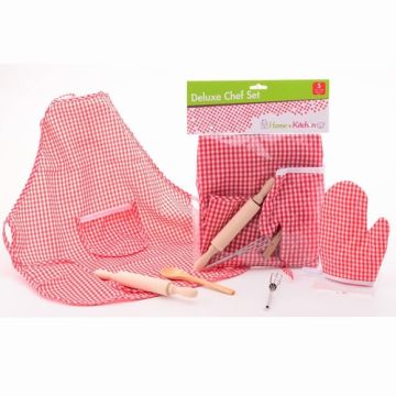 €8,49 Kookgerei met keukenschort keukentje 