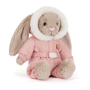 Jellycat knuffel Konijn Beige 31cm(Bashful Bunny Snow Suit)
