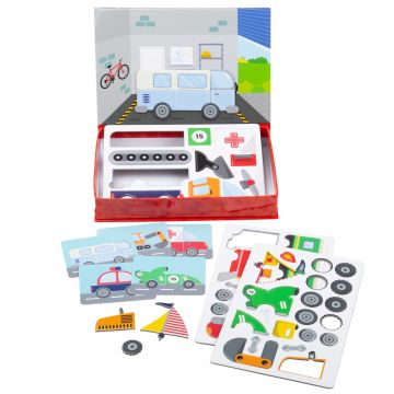  Bigjigs magneten speel set Mechanisch magneet machanic mag play