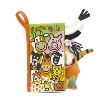 Jellycat staartenboek boerderij (Tails Farm Book)