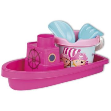 €5,49 Androni boot met emmerset Piraat Roze
