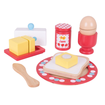 Bigjigs houten ontbijt set (Breakfast Time)