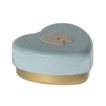 Maileg tandendoosje klein Mint/Blauw (Tooth box Small Mint)
