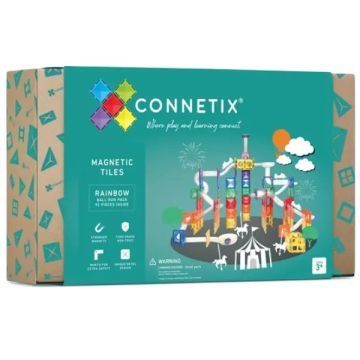 Connetix Ball Run 92 delig Knikkerbaan Magnetisch speelgoed Connetix Ball Run 92 delig Knikkerbaan Magnetisch speelgoed