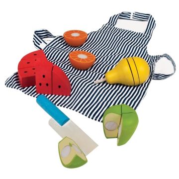 Bigjigs snijfruit met schort