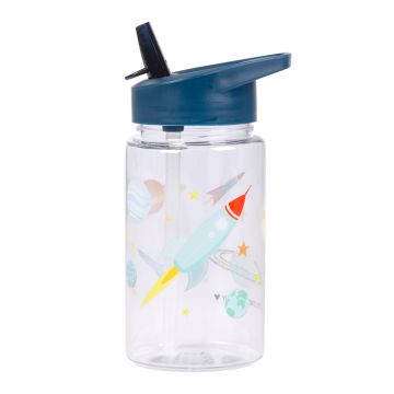 €9.89 A little lovely company Drinkfles Ruimte / Space tritan drinkbeker waterfles schoolbeker
