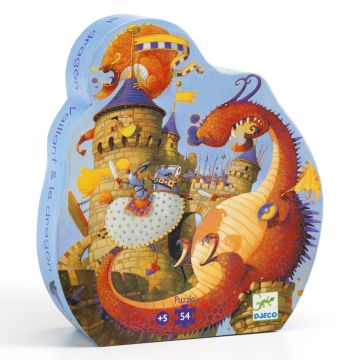 Djeco Puzzel Ridder en Draken 54 stukjes