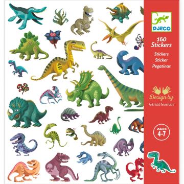 Djeco stickers Dinosaurus 160 stuks