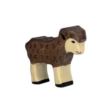  Holztiger houten lammetje lam schaap 7cm