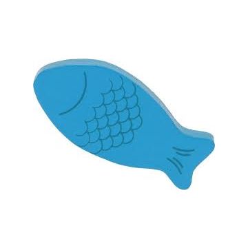 Bigjigs houten vis blauw