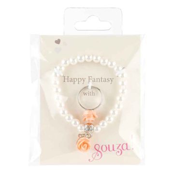 Souza Cadeauset armband en ring Parels met roosje