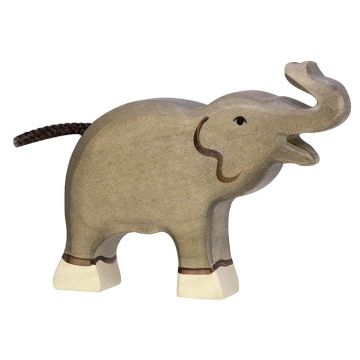 Holztiger houten olifant 12cm elephant hout