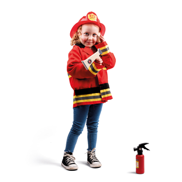 €29.99 Bigjigs verkleedkleren met accessoires Brandweer